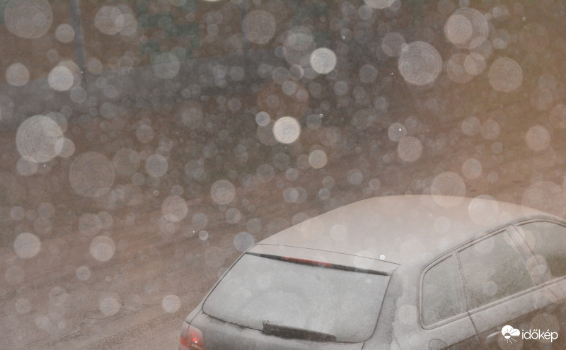 Szombathelyen havazik 01.22.