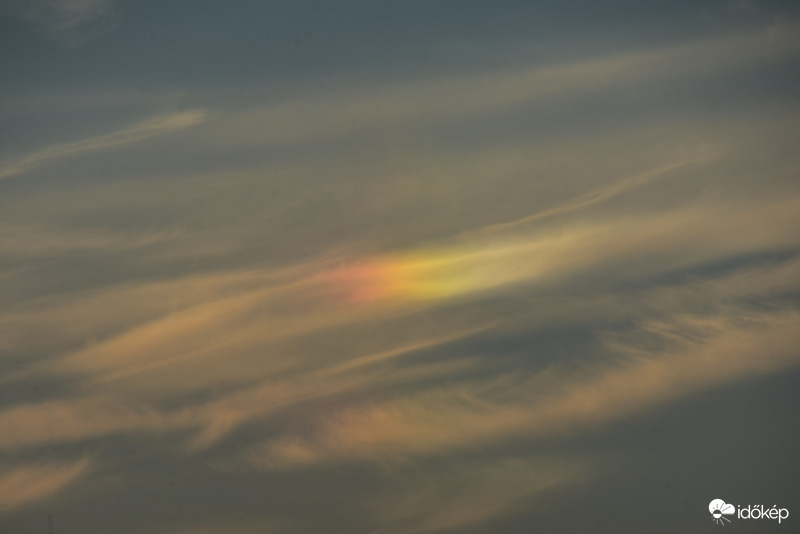 Jobb oldali melléknap naplemente idején Vonyarcon 06.04.