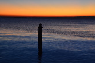 Naplemente utáni pillanatok a Garda-tónál 12.13.