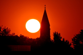 Csodálatos naplemente Keszthelyen 05.26.