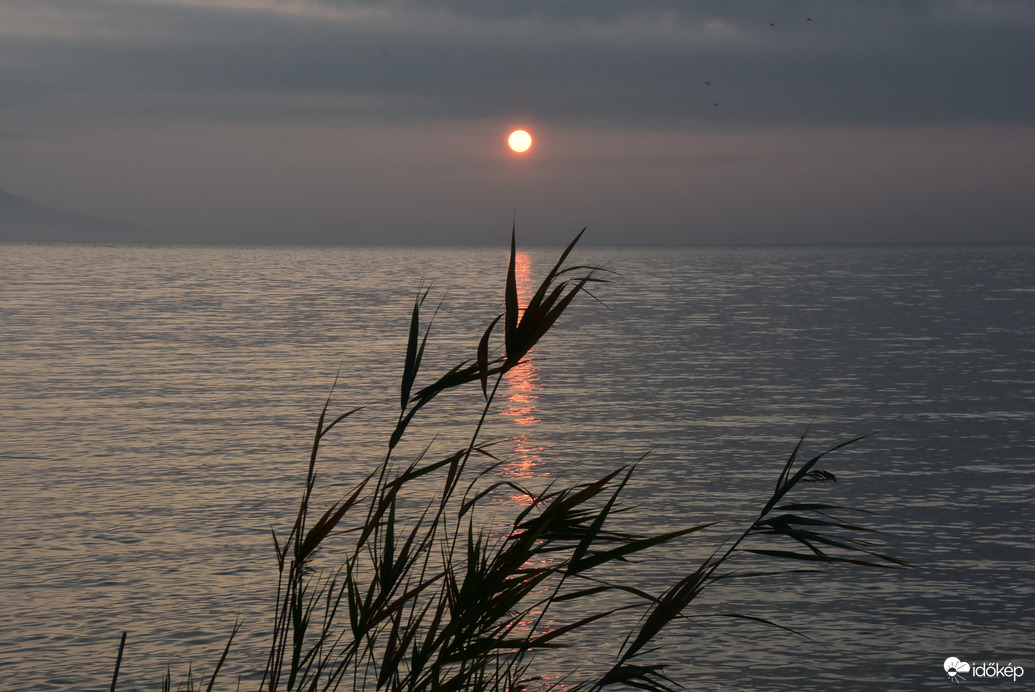 Ködös, de gyönyörű napkelte Balatongyörökön 08.25.