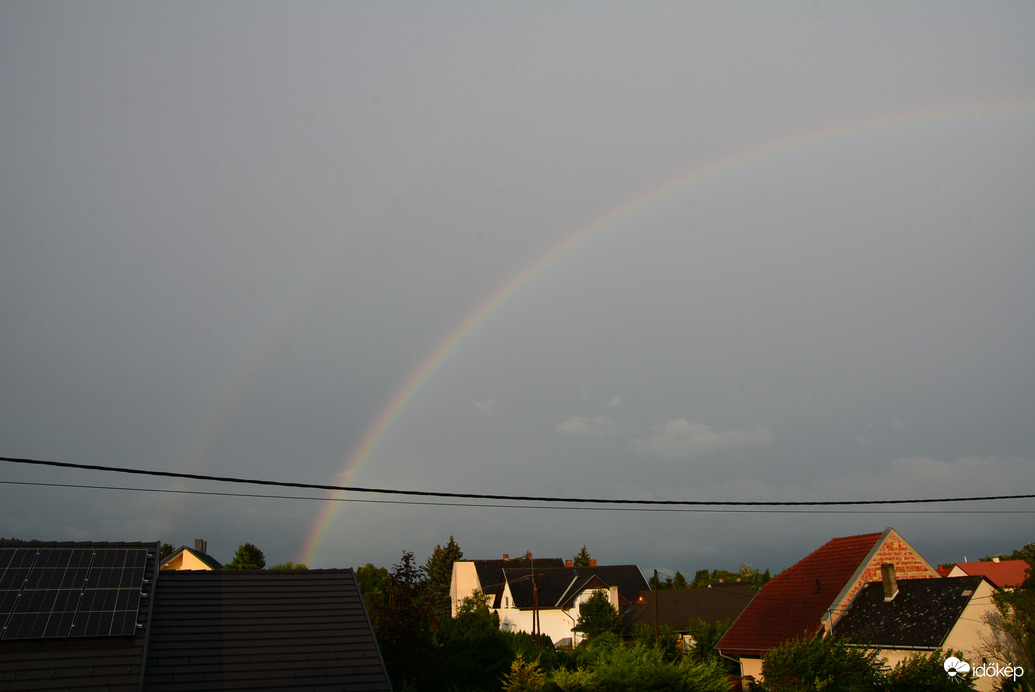 Zivatar utáni szivárvány 07.21.