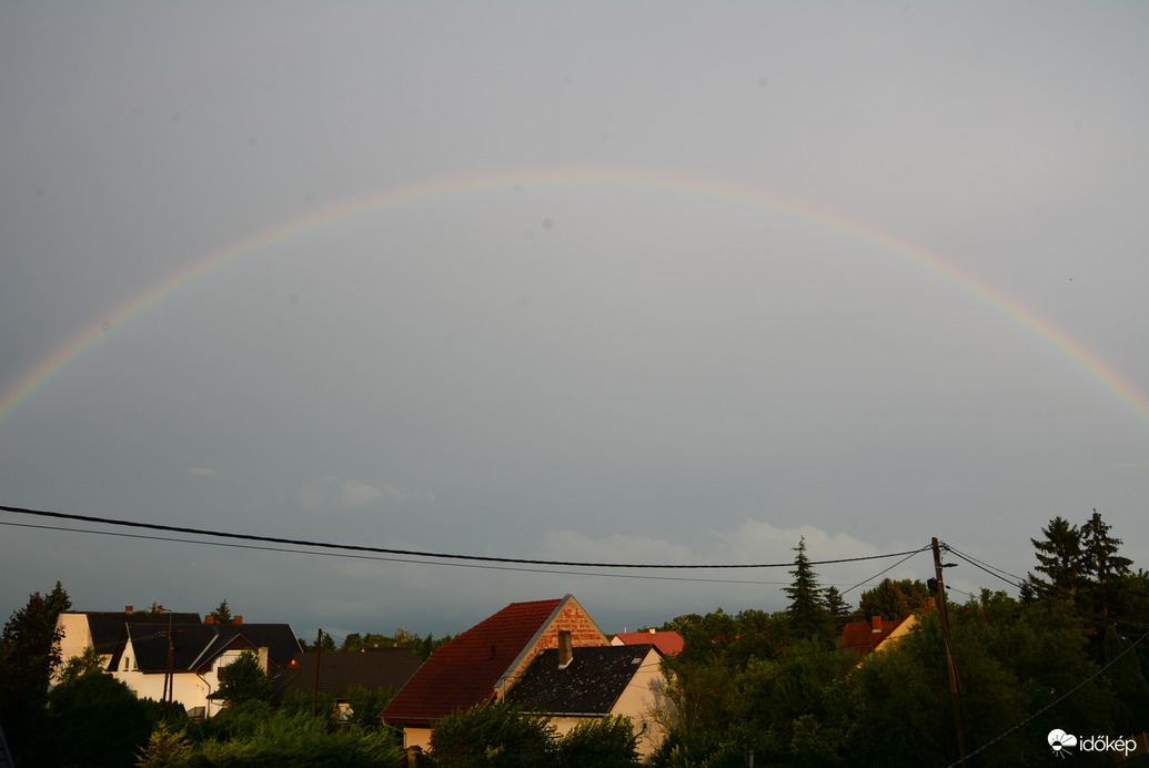 Zivatar utáni szivárvány 07.21.