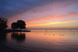 Festői napkelte Balatongyörökön 09.30.