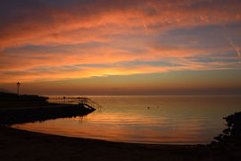 Festői színekben kelt a Nap Balatongyörökön 09.30.