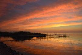 Festői színekben kelt a Nap Balatongyörökön 09.30.