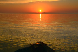 Festői színekben kelt a Nap Balatongyörökön 09.30.