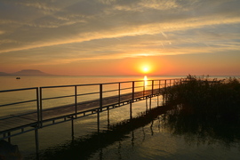 Szeptember végi napkelte a Balatonon 09.30.