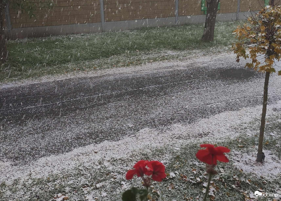 Szombathelyen havazik 
