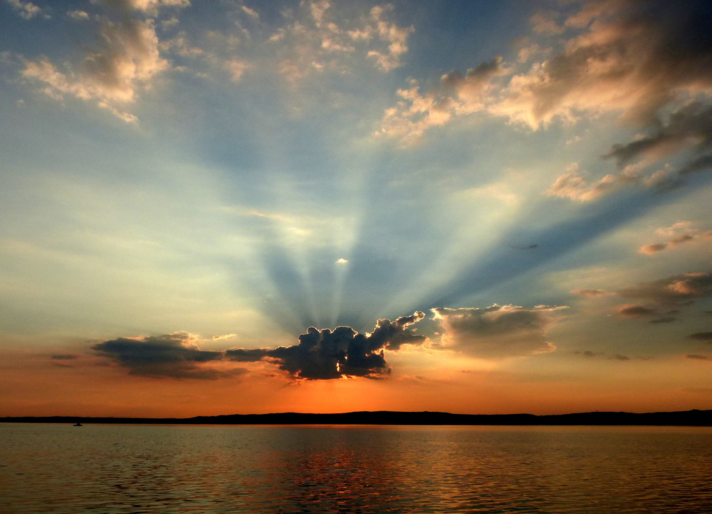 Tyndall a tó felett...