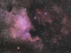 NGC-7000 Az Észak-Amerika Köd