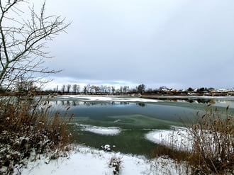 Tó a tél érintésében ❄️