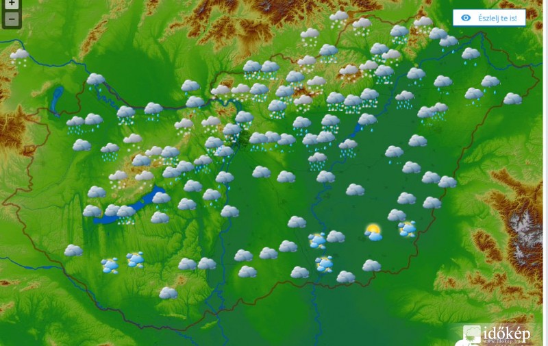 Időkép térkép 7:09