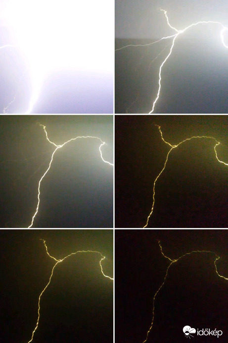 Villámlás képsorozat 