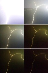 Villámlás képsorozat 