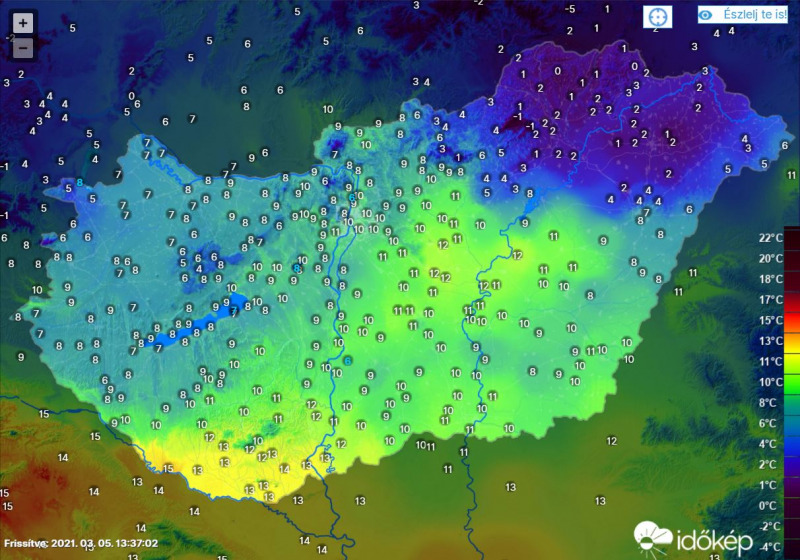 Hőtérkép - 2021.03.05.