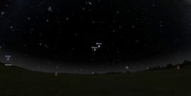 Hold-Szaturnusz együttállás