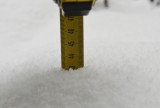 43 cm az aktuális hóvastagság