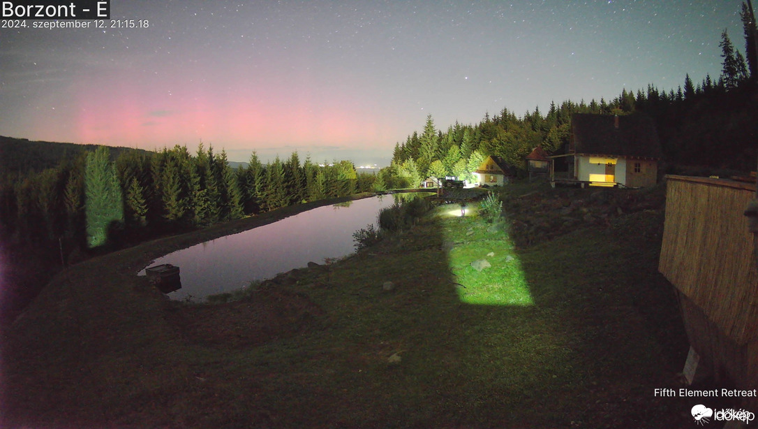 Sarki fény a webkamerán