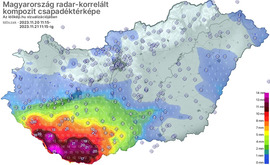 Ennyi esett az elmúlt 24 órában