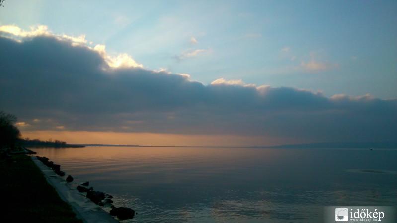 Balatonfenyvesi naplemente