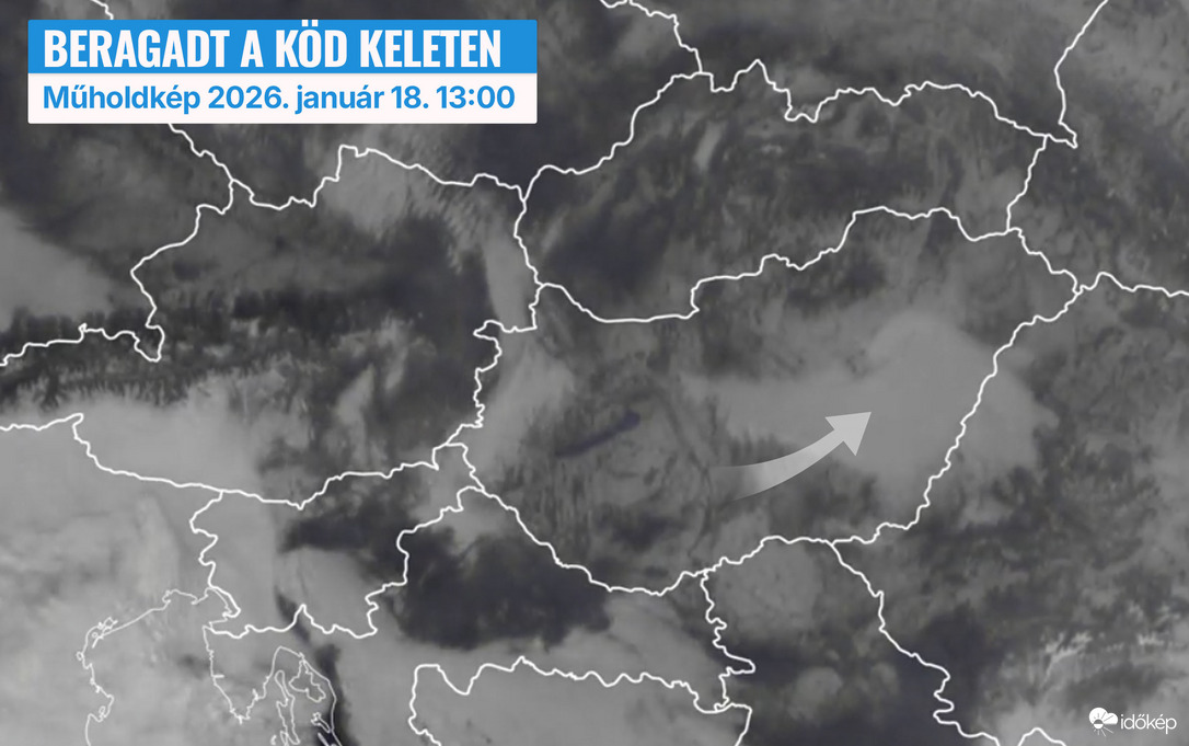 Beragadt a köd keleten