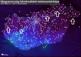 Időjárási grafikonok, térképek