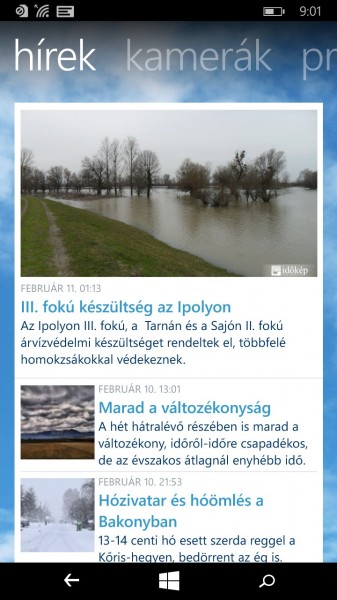 Új Windows Phone app