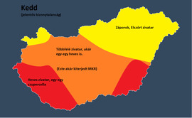 2023-05-15. Kedden várható zivatarok- Személyes előrejelzésem