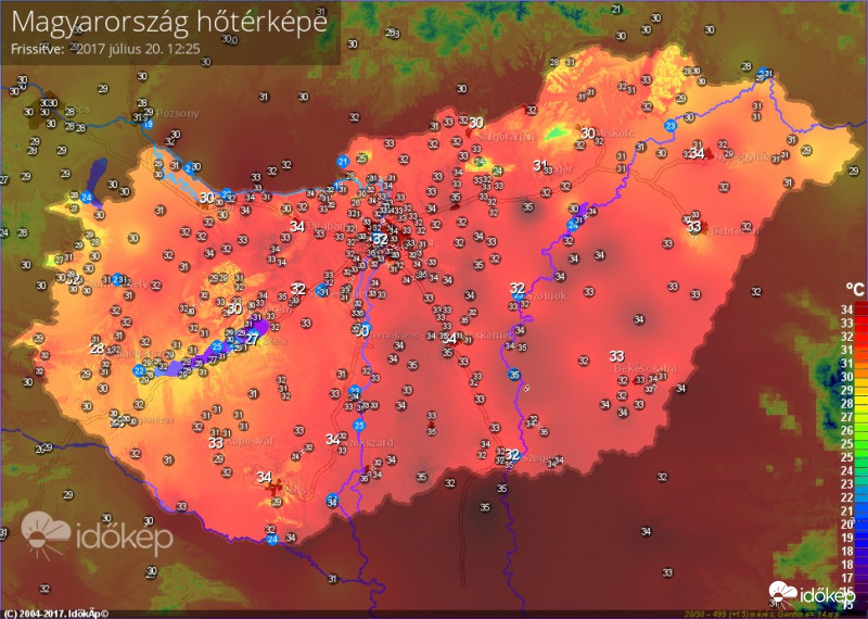 Valahol már most van 35 fok