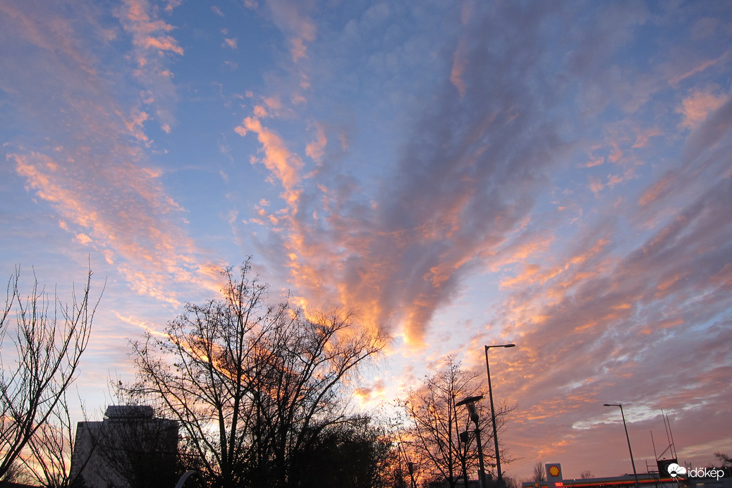 Tüzes naplemente Balatonfüreden -1