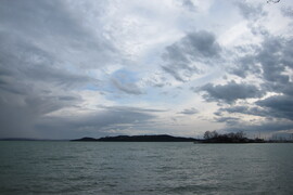 Balatonfüredről az ég  1 - nyugatra