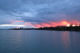 Tüzet rakott a felhőben... Balatonfüred