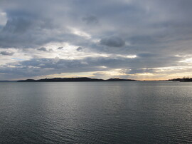 Felhők Balatonfürednél