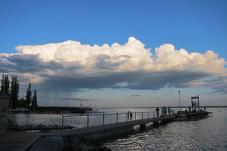 Gomolyfelhők a Balaton déli partján 2