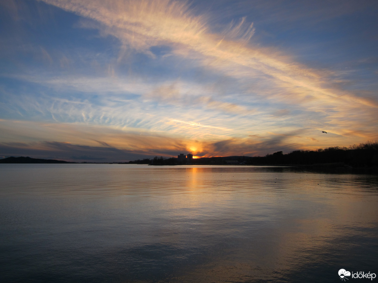 Balatonfüred felett az ég