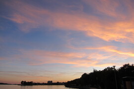 Fátyolfelhős naplemente Balatonfüreden-3