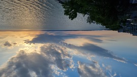 Naplemente a Balatonnál