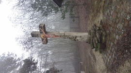 Kálvária ködbe burkolózva