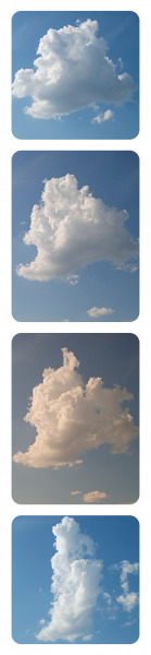 Ugyanaz a felhő időben máskor