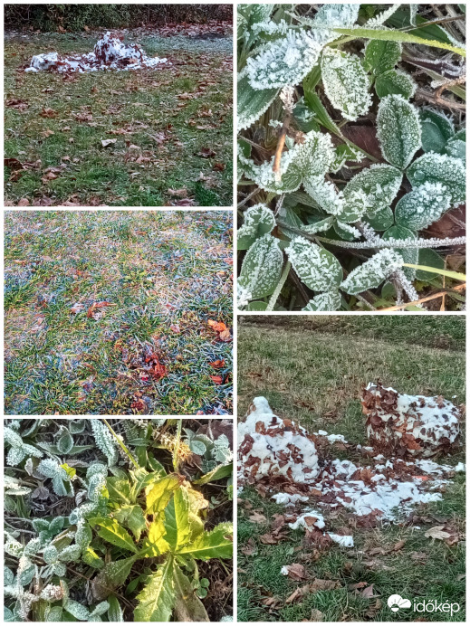 Délidőben - deresen, kis hóval