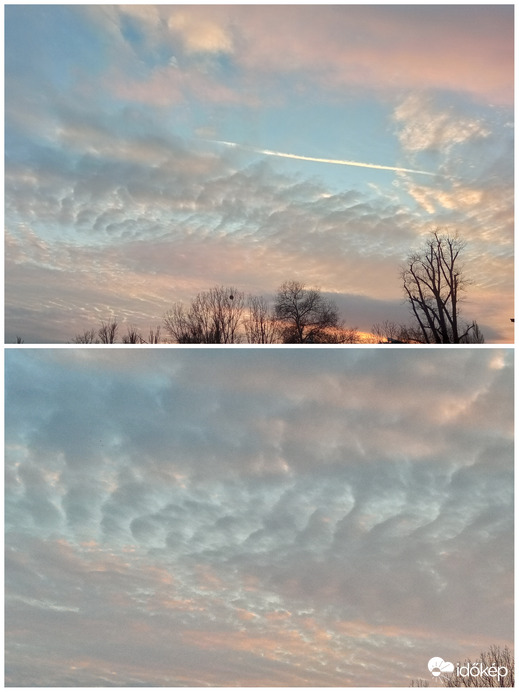 Naplemente előtti égkép