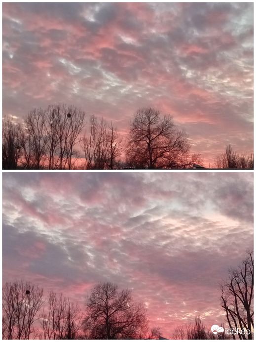 Naplemente utáni égkép