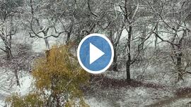 Budapest; Órák óta havazik, de nem gyarapszik, +3⁠ºC