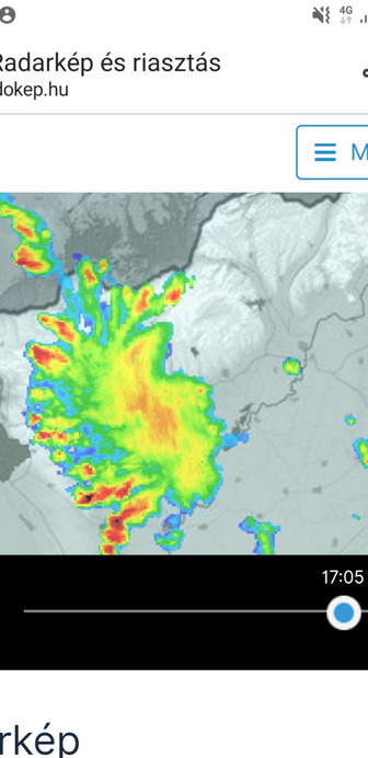 Mar régóta vártunk ilyen radarképre!  2022.06.25.