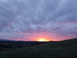 Leszáll az este Vajdavár-vidéken 