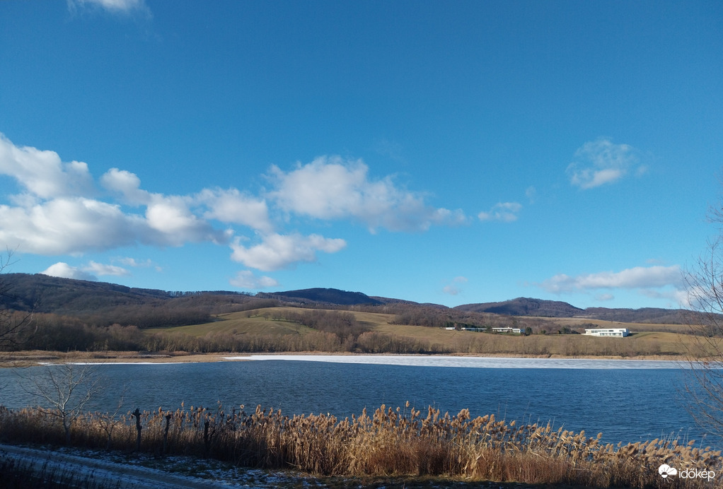 A Vecseklői tó télen 