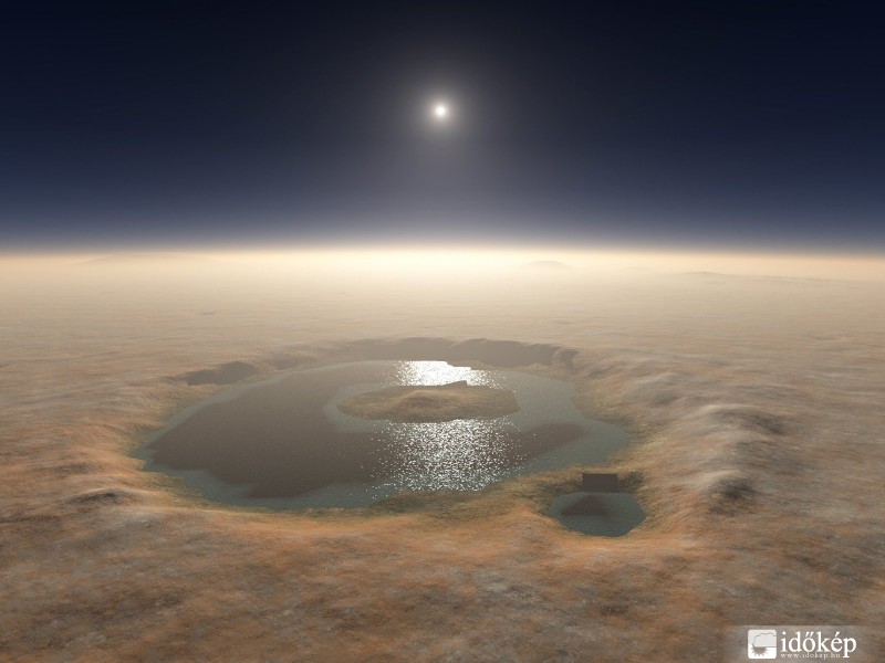 Víz a Marson - Fantáziakép