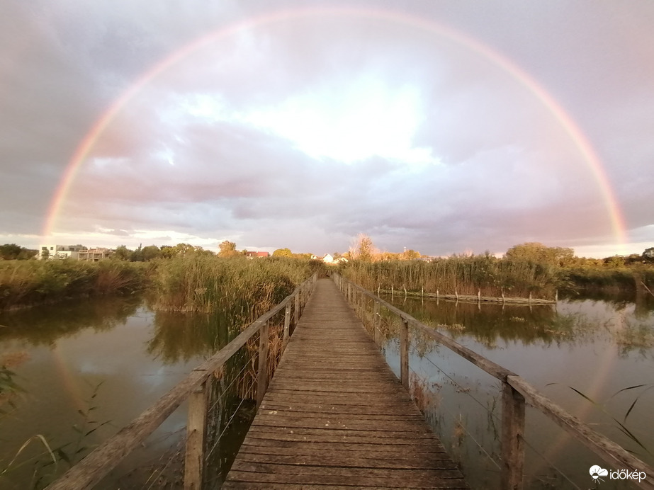 Szivárvány Székesfehérvár felett