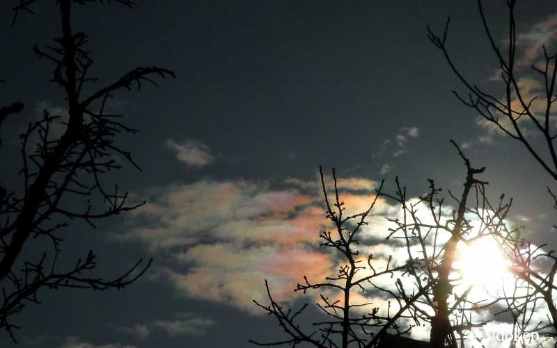 Tegnapi iriza Gödöllő felett (11:58-kor)